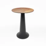 Cocoon statafel zwart roest diameter 120