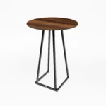 Renee statafel zwart roest diameter 70