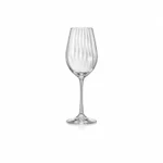 Vintage wit wijnglas